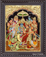 Ramar Pattabhisekam Tanjore Painting