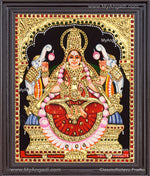 Gajalakshmi Tanjore Painting