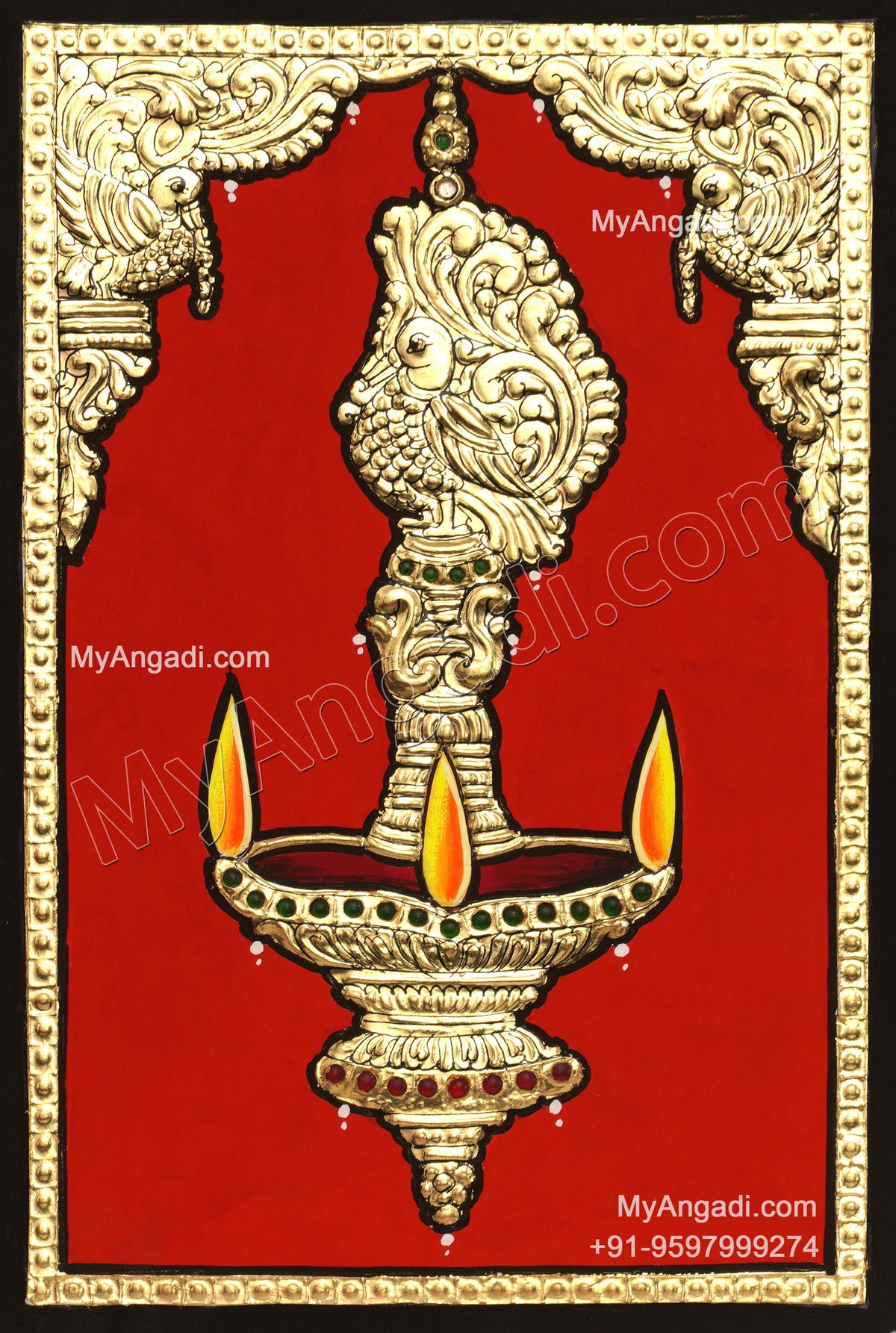 Vilakku Tanjore Painting