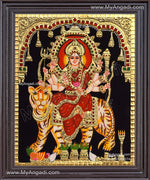 Durga Devi Tanjore Painting