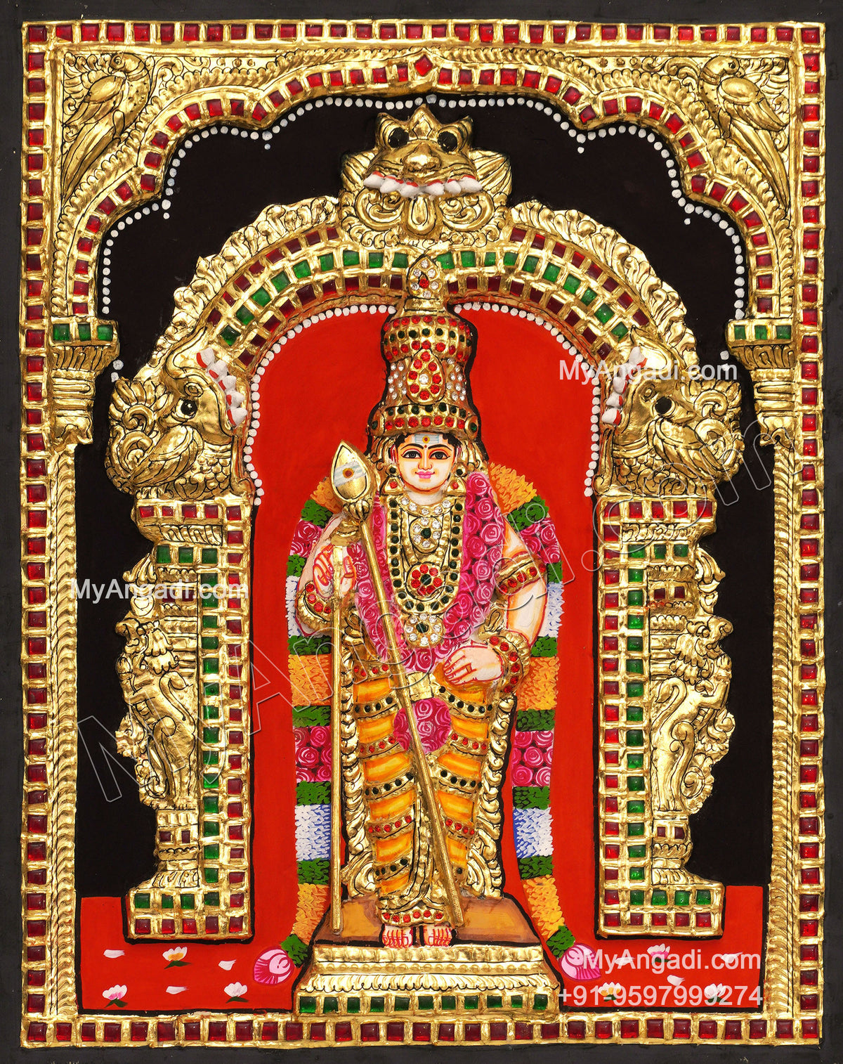 3D 5 Set Tanjore painting
