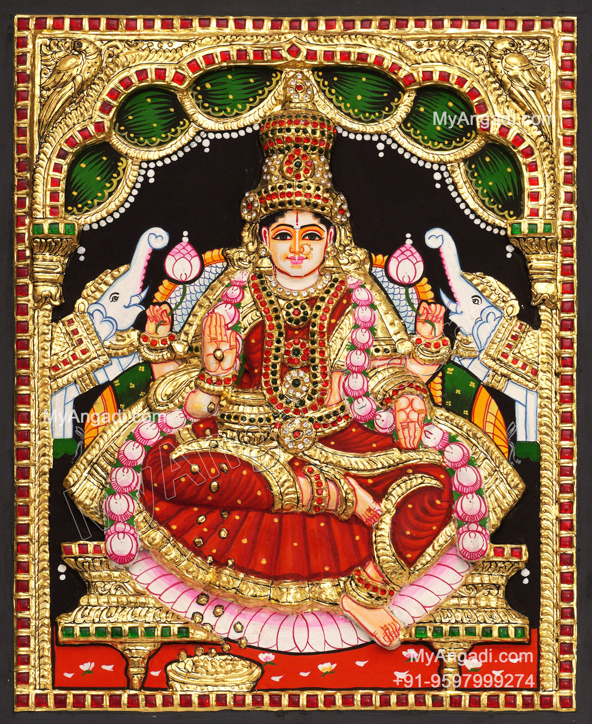 3D 5 Set Tanjore painting