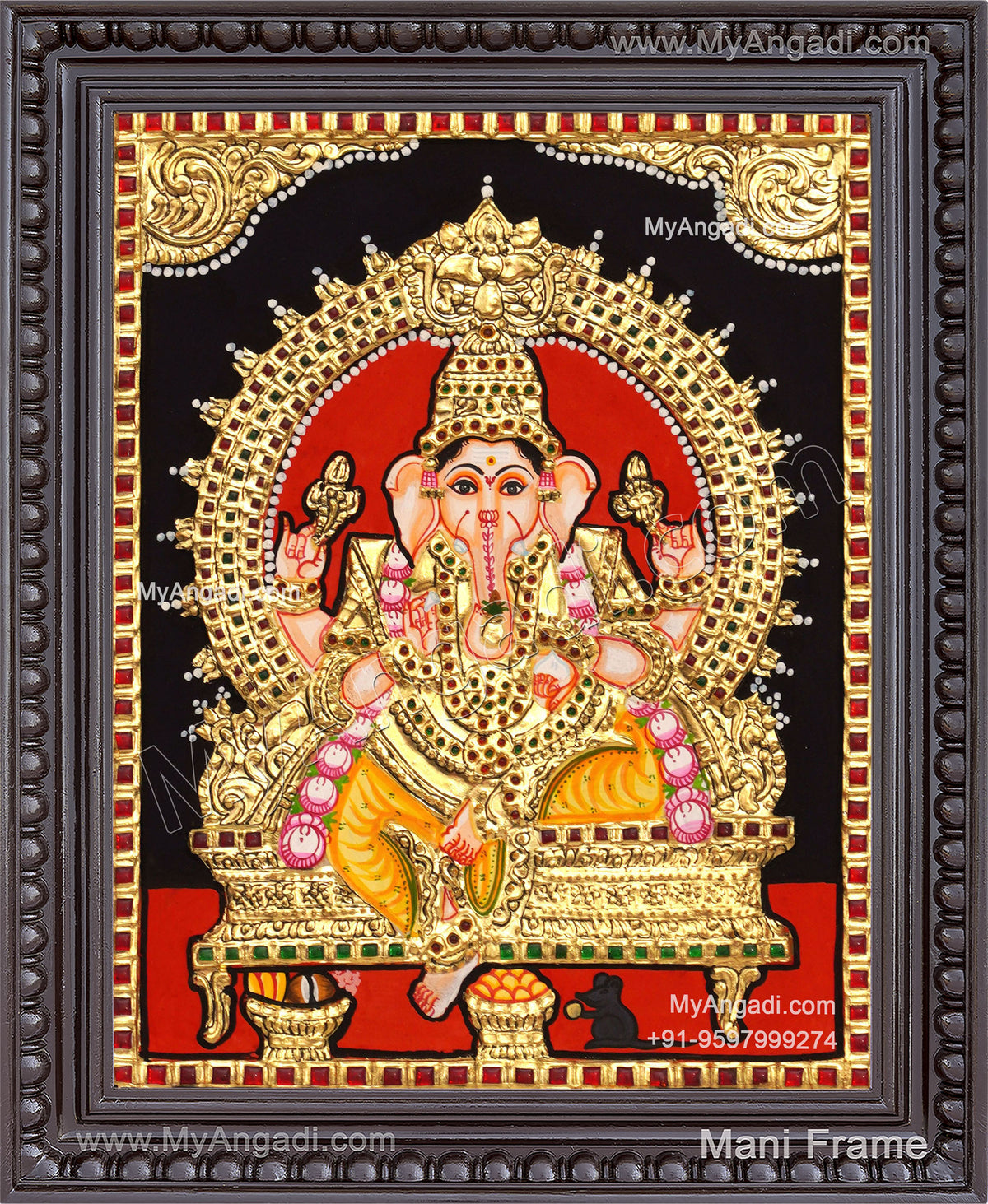 Ganesha Tanjore Painting