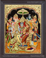 Ramar Pattabhisekam Tanjore Painting