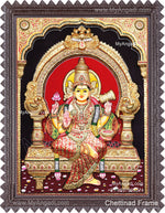 Embossed Chamundeshwari Amman Tanjore Painting