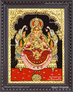 Gajalakshmi Tanjore Painting