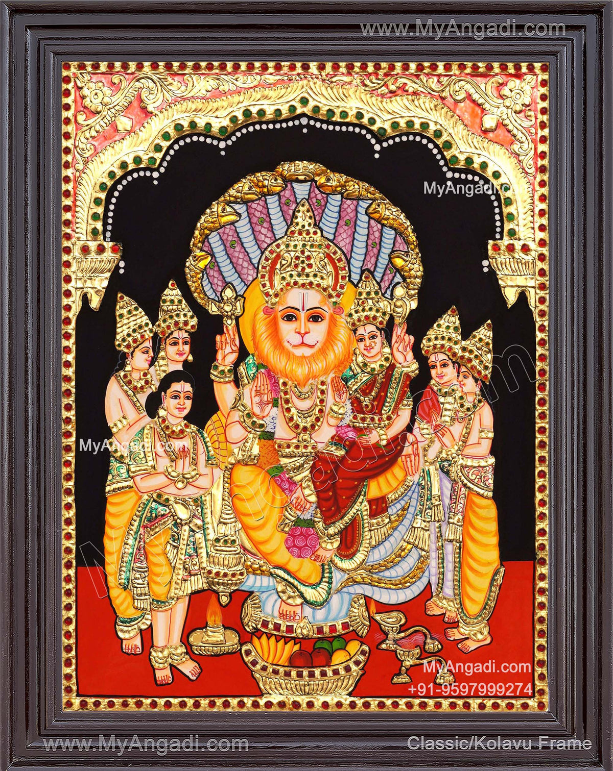 Lakshmi Narasimmar Tanjore Paintings