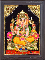 Ganapathi Tanjore Painting