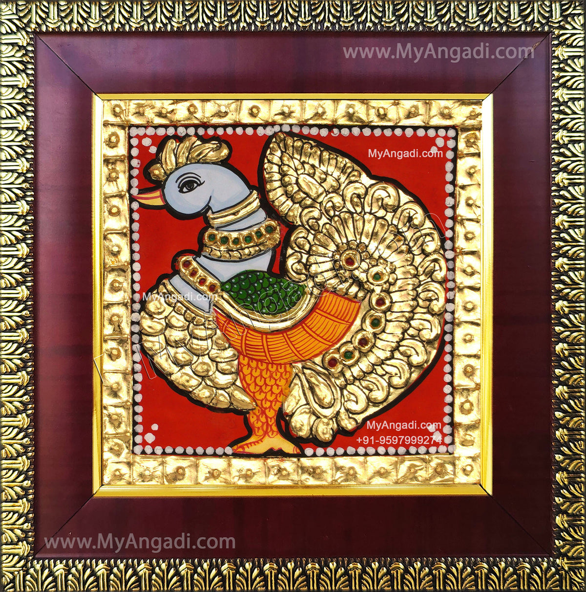 Peacock Tanjore Paintings