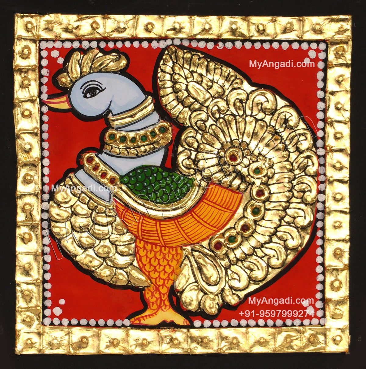 Peacock Tanjore Paintings