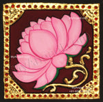 Lotus Tanjore Painting