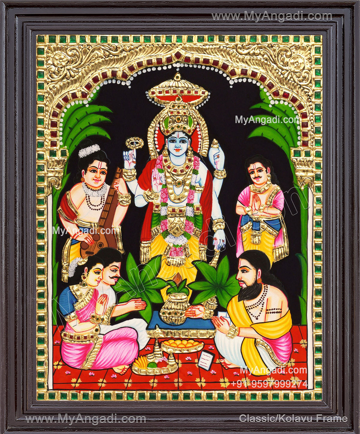 Sathya Narayana Tanjore Painting