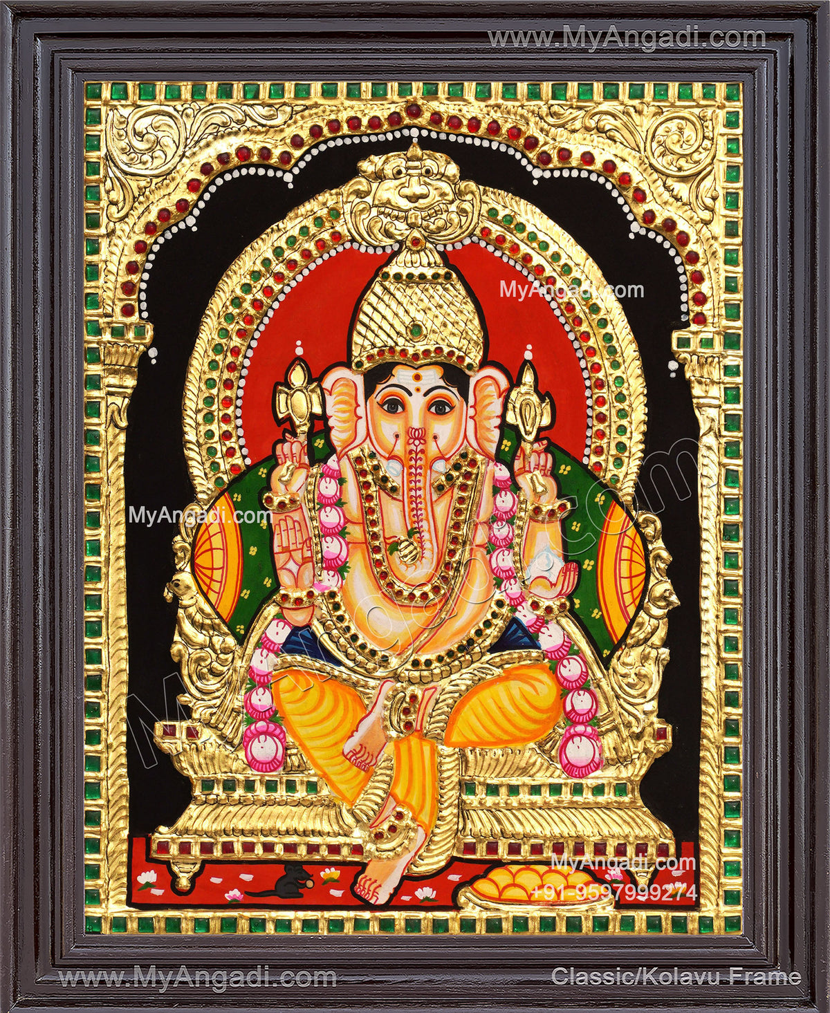 Vinayagar Tanjore Painting