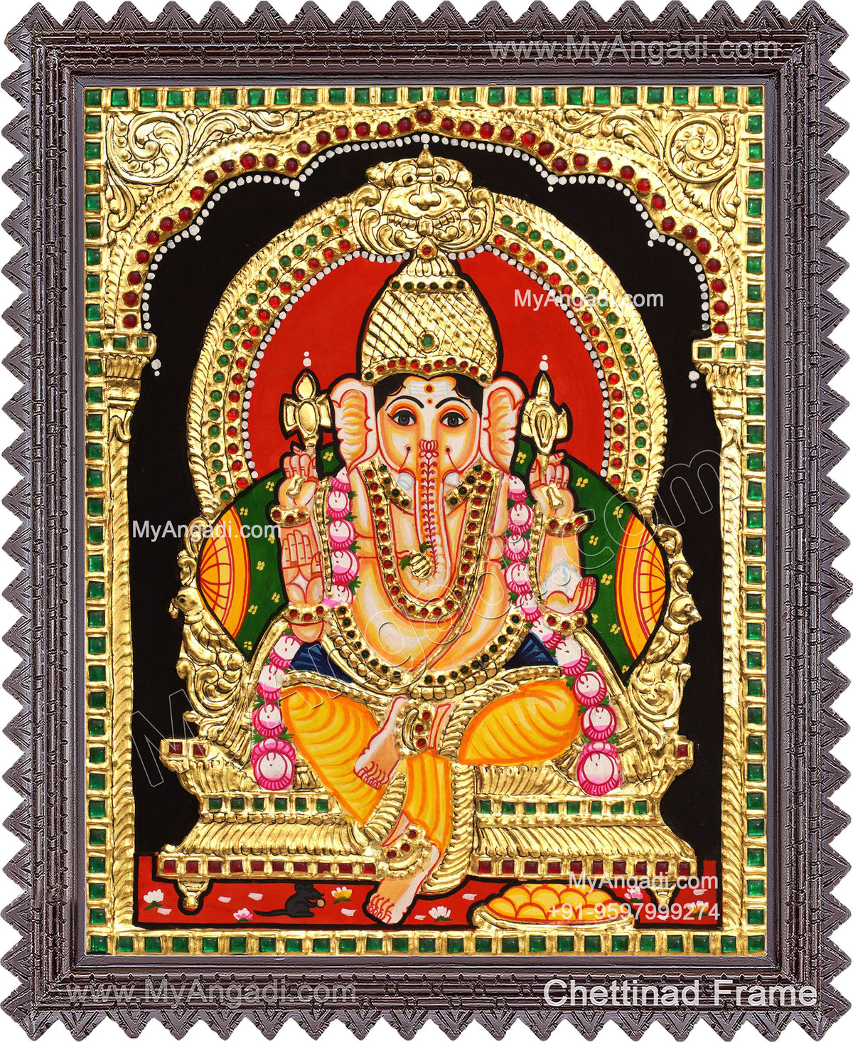 Vinayagar Tanjore Painting