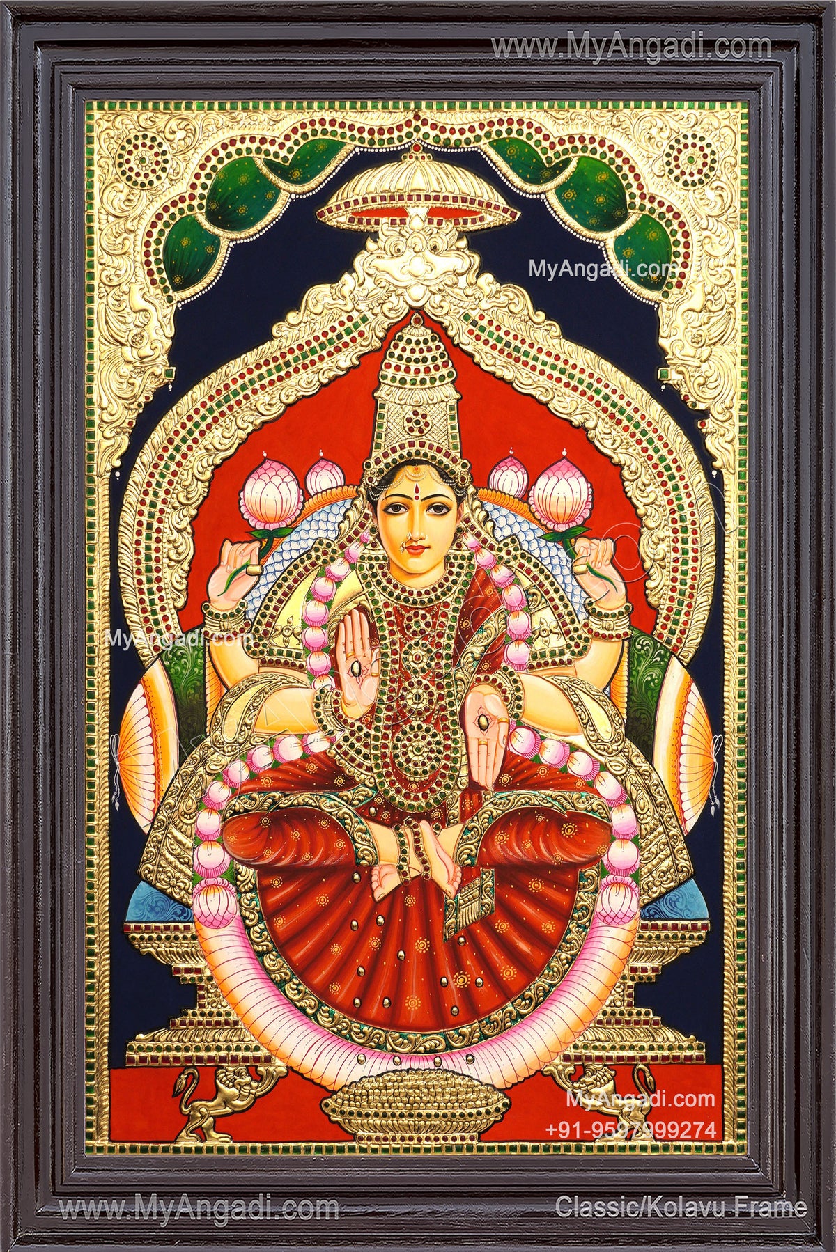Lakshmi Tanjore Painting