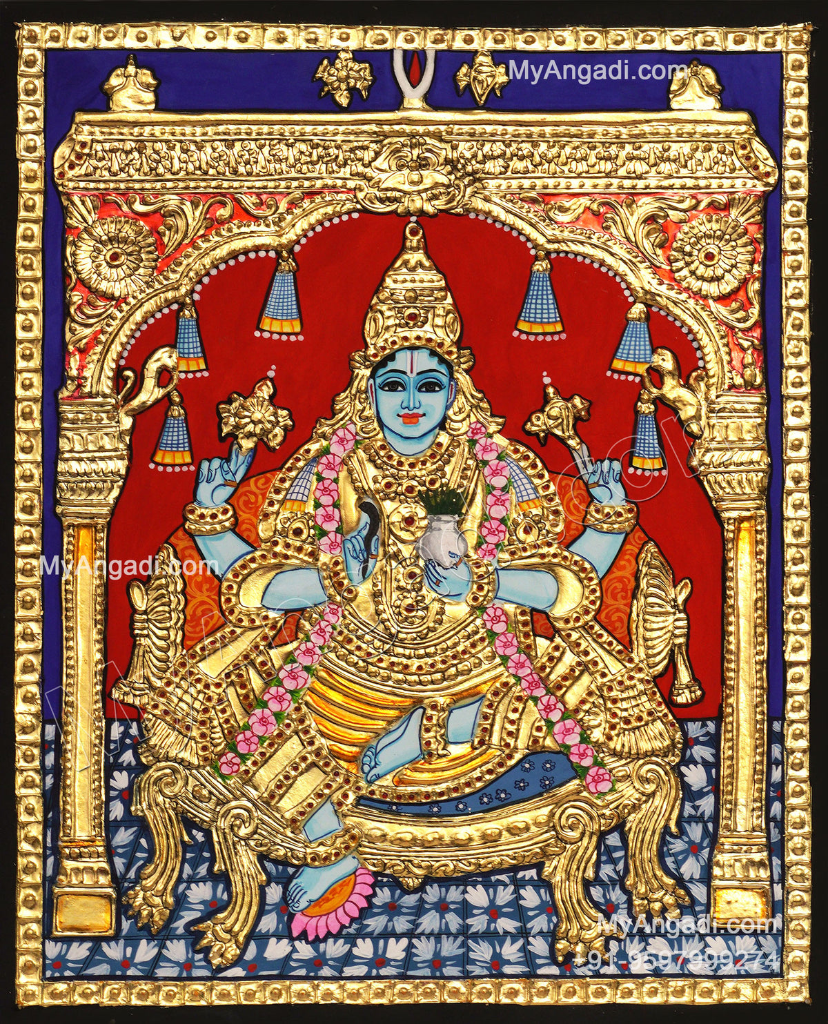 Danwantari Tanjore Painting