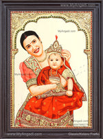 Customized Portrait Tanjore Painting