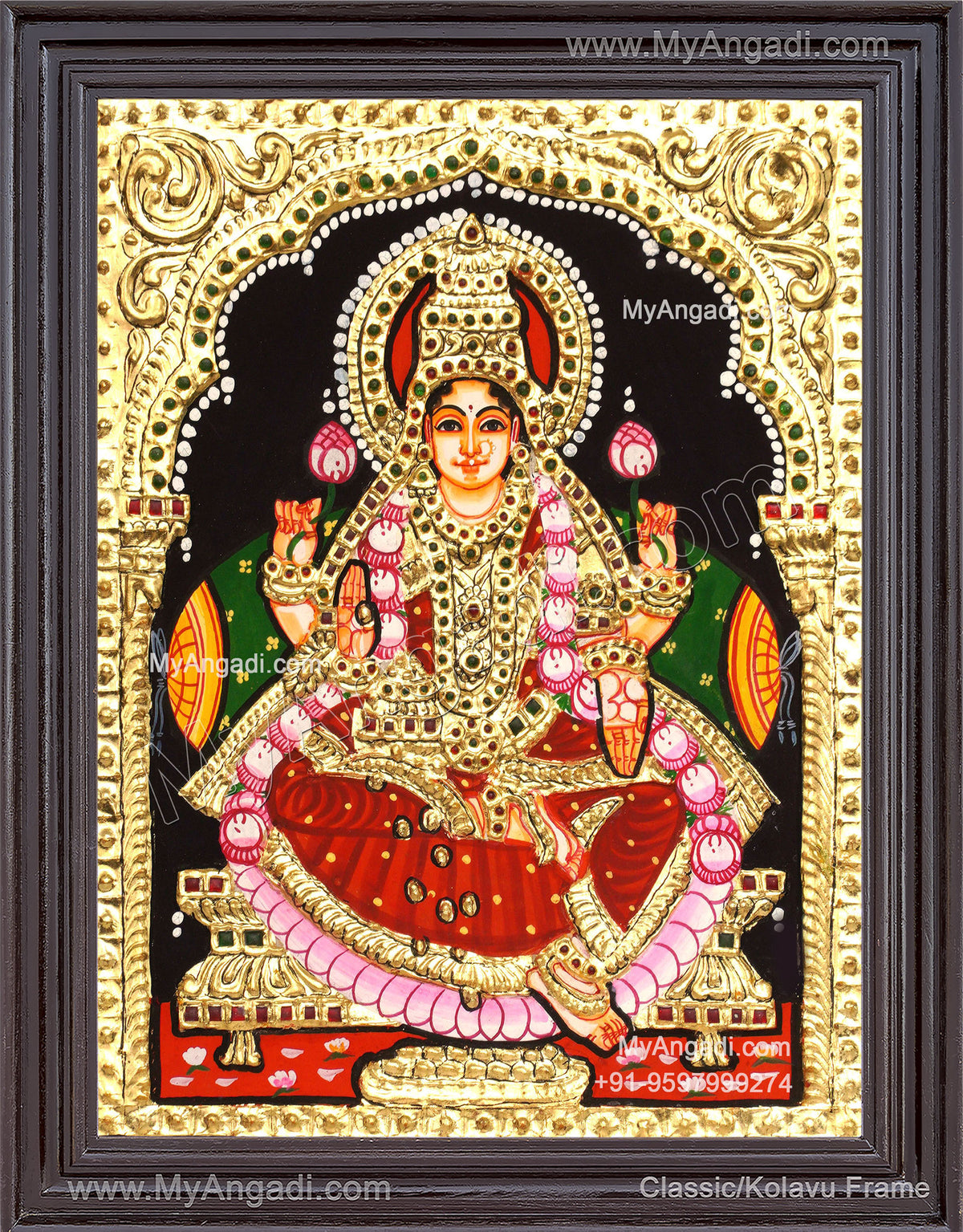 Lakshmi Tanjore Painting