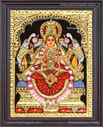 Goddess Gajalakshmi Tanjore Painting