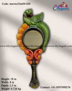 Decorative Parrot Hand Wall Mirror