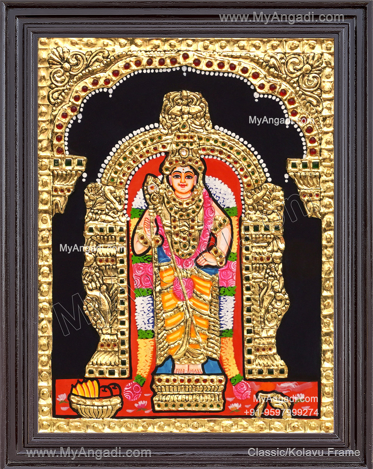 Murugar Tanjore Painting