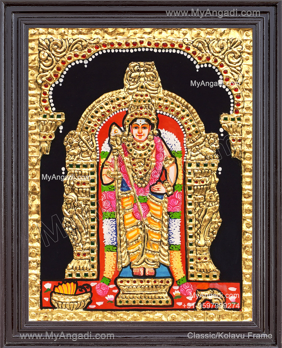 Murugar Tanjore Painting