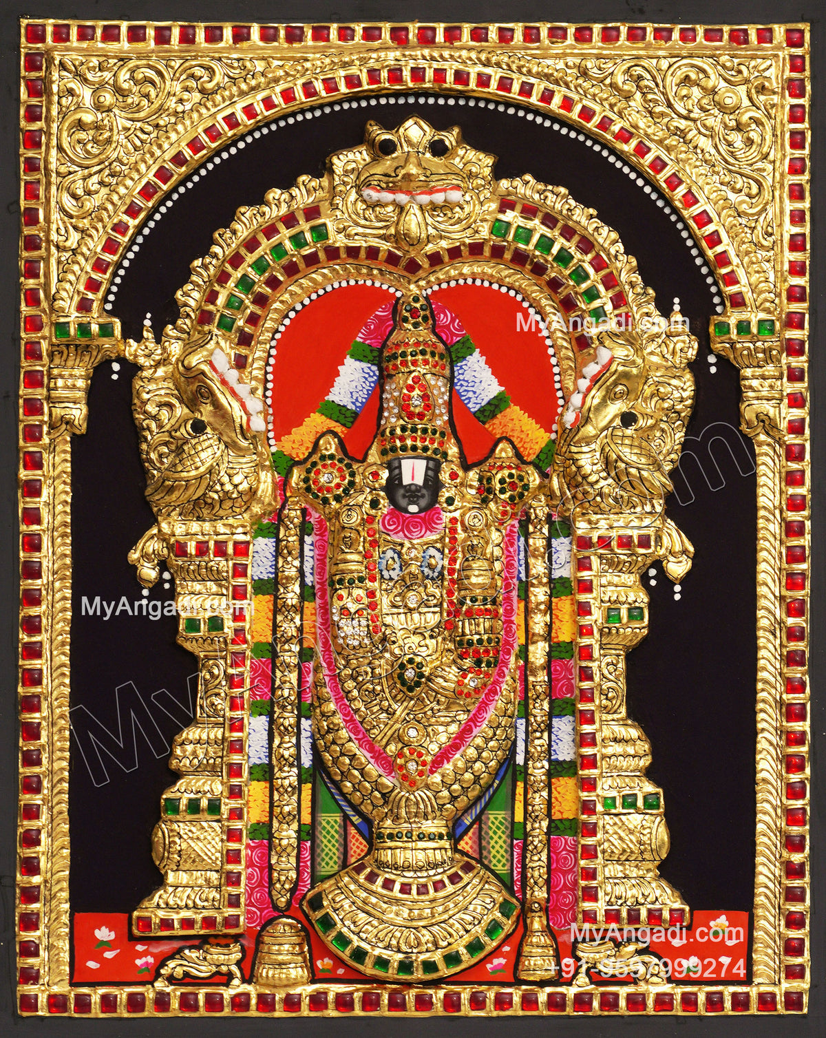 3D 5 Set Tanjore painting