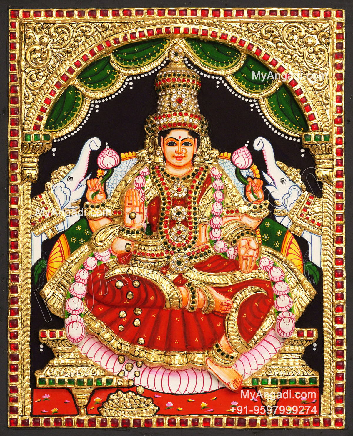 3D 5 Set Tanjore painting