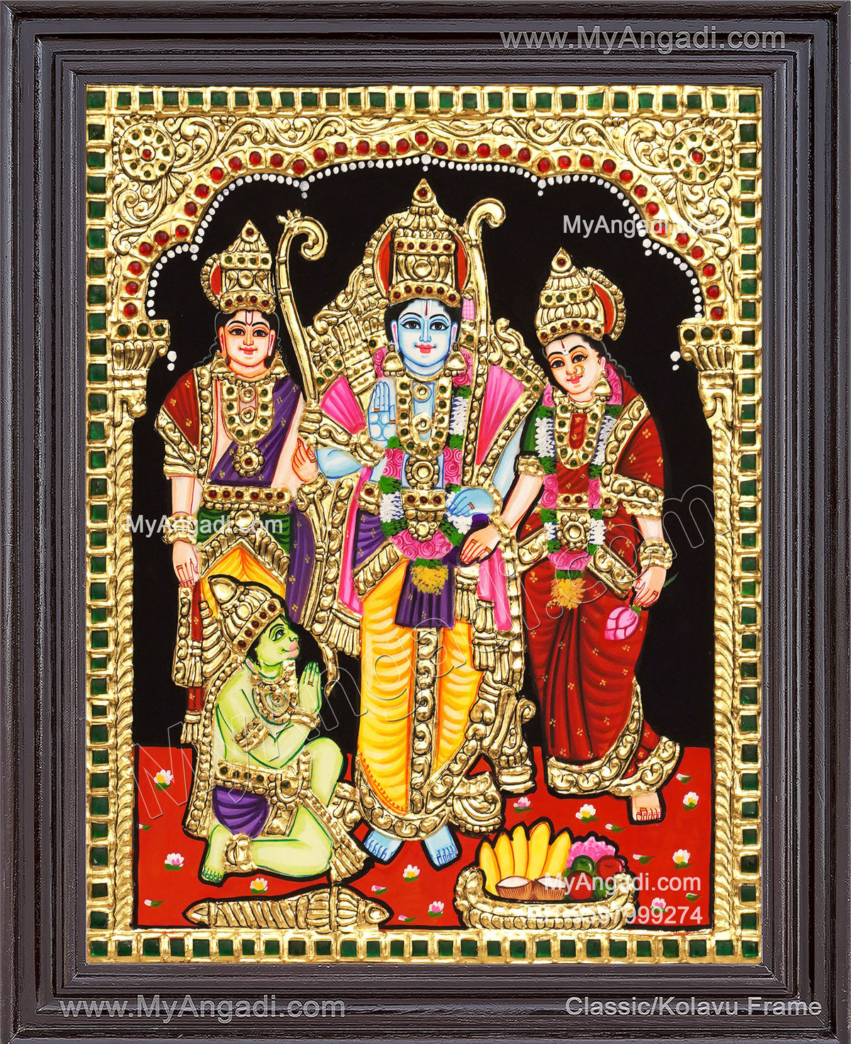Ram Darbar Tanjore Painting