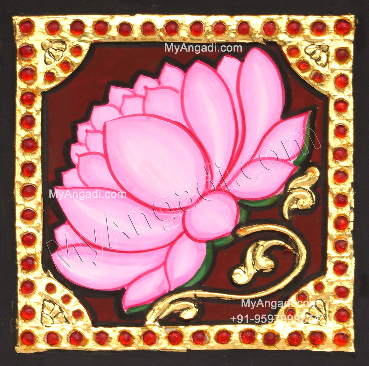 Lotus Tanjore Painting