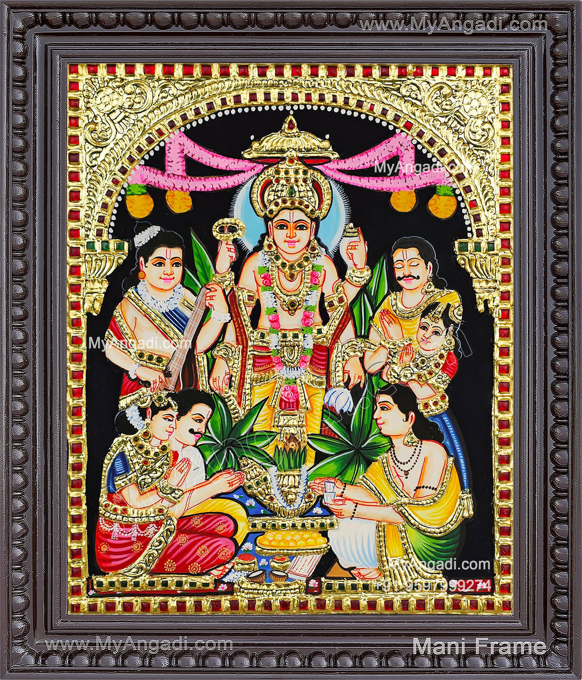 Sathya Narayana Tanjore Painting