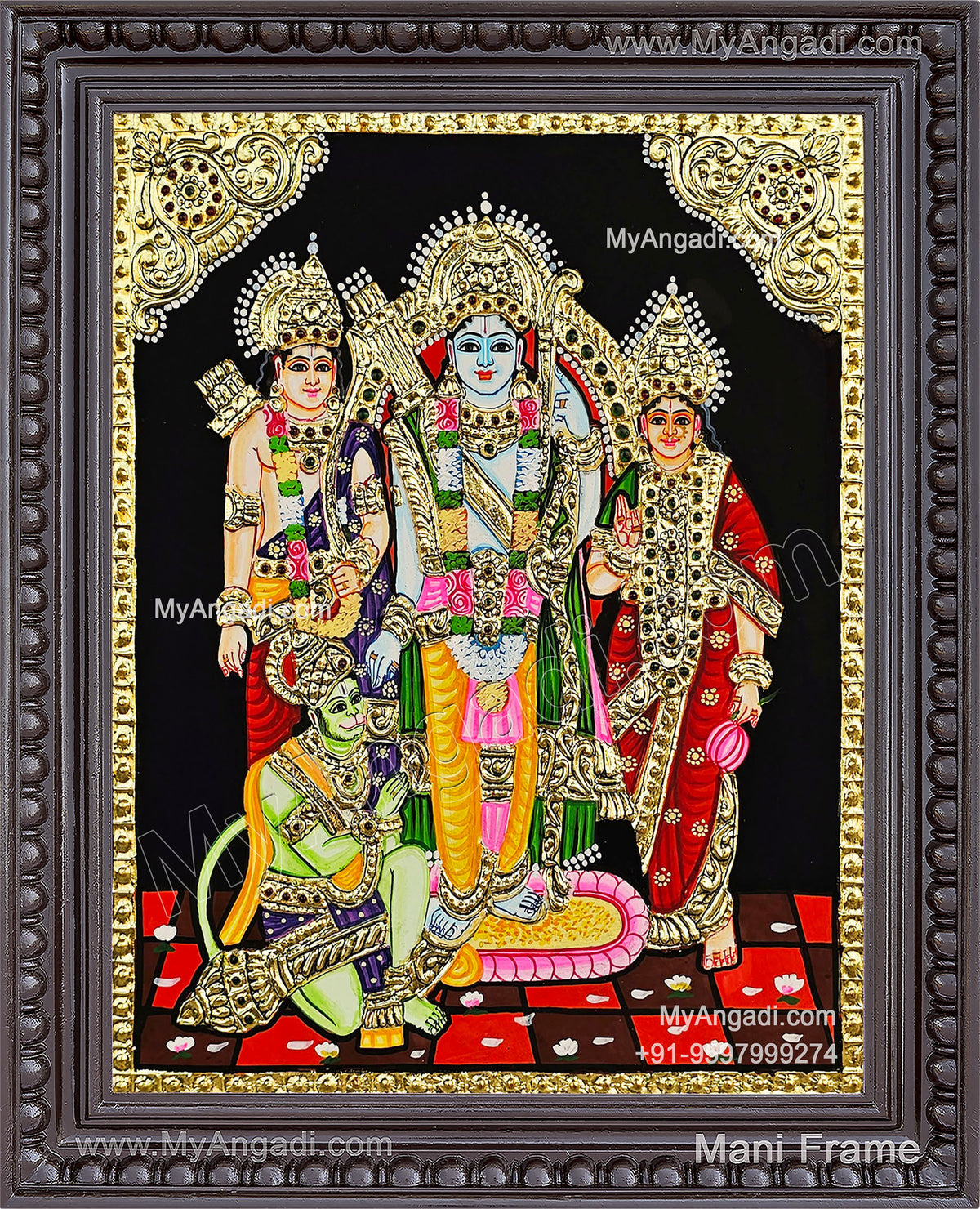 Ram Darbar Tanjore Painting