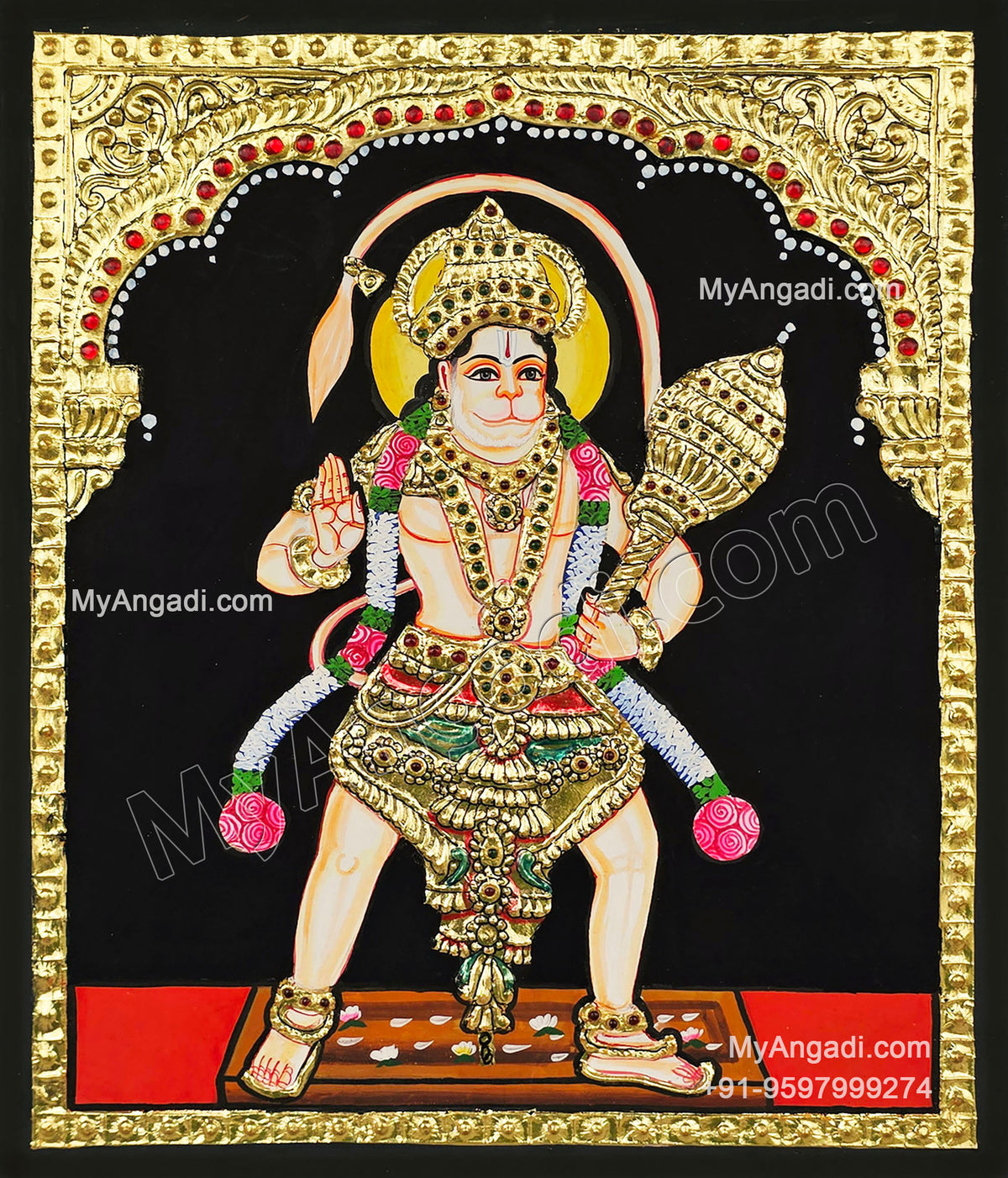 Hanuman Tanjore Paintings