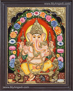 Ganesha Tajore Painting
