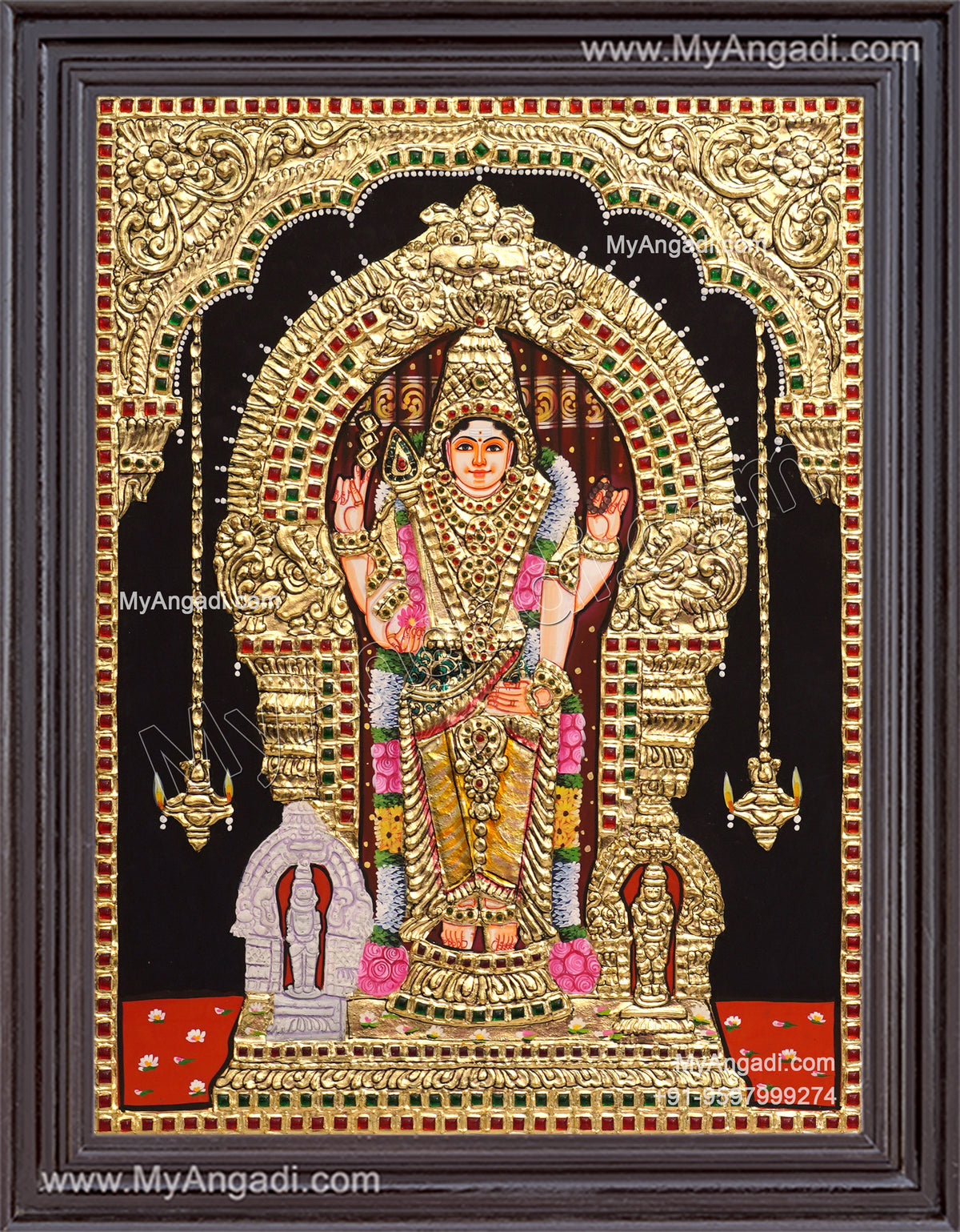 Tiruchendur Murugar Tanjore Painting