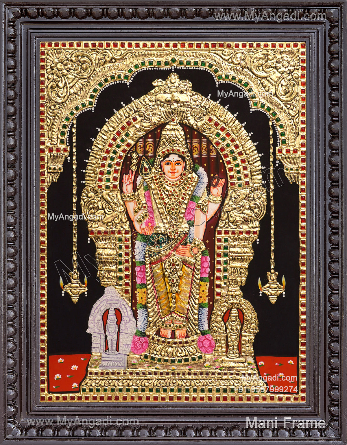Tiruchendur Murugar Tanjore Painting