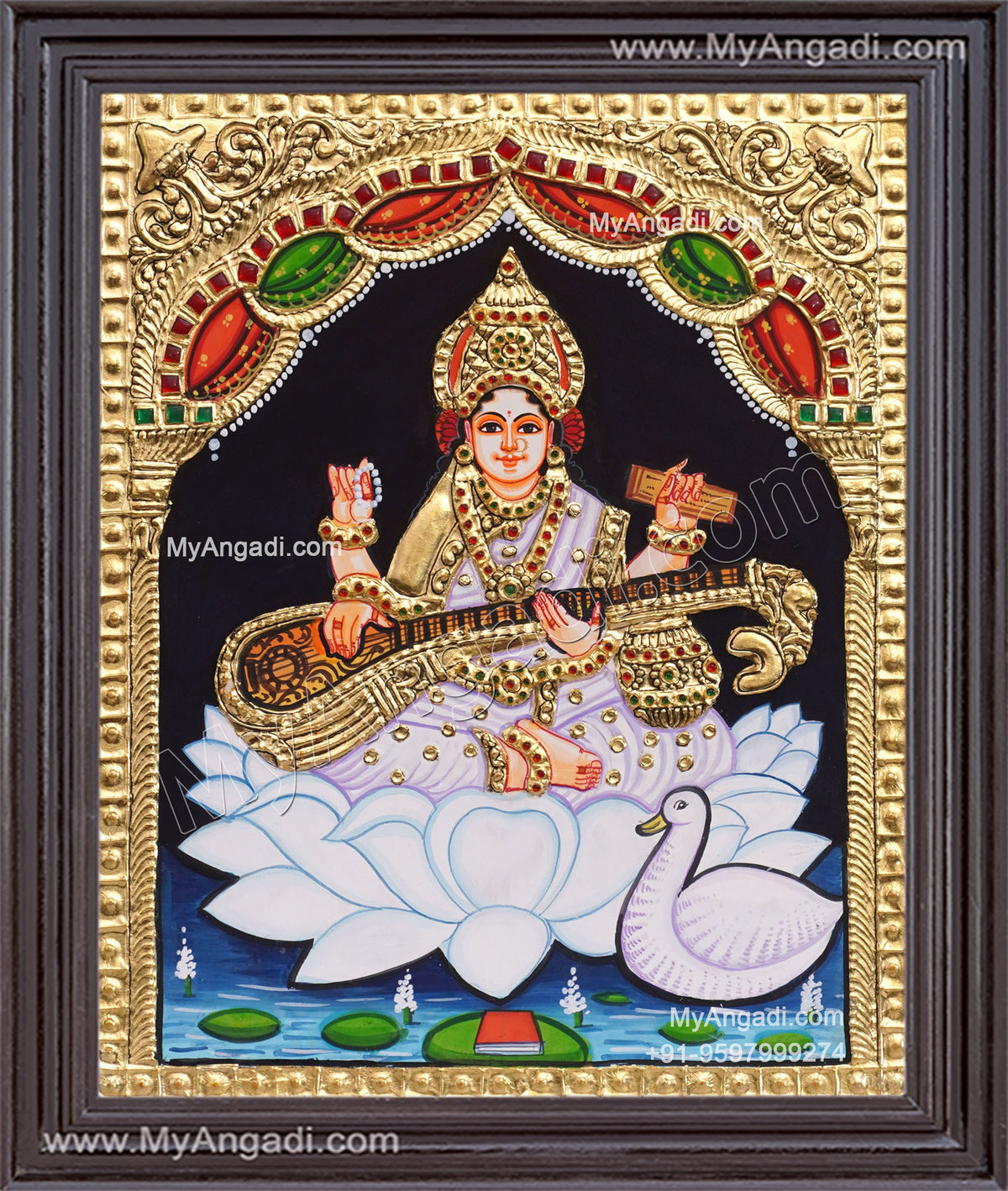 Saraswathi Tanjore Paintings