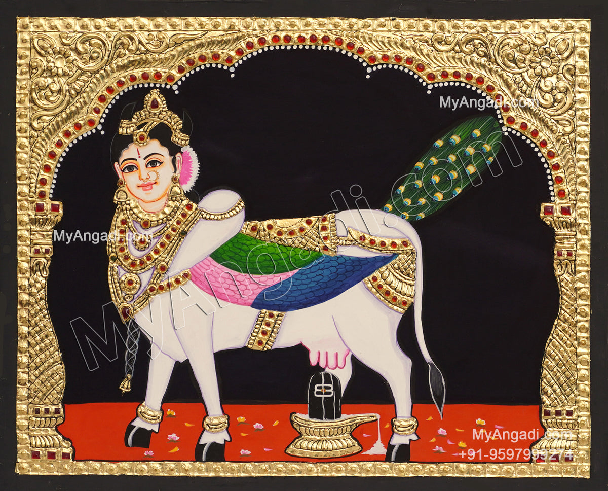 Kamadhenu Tanjore Painting