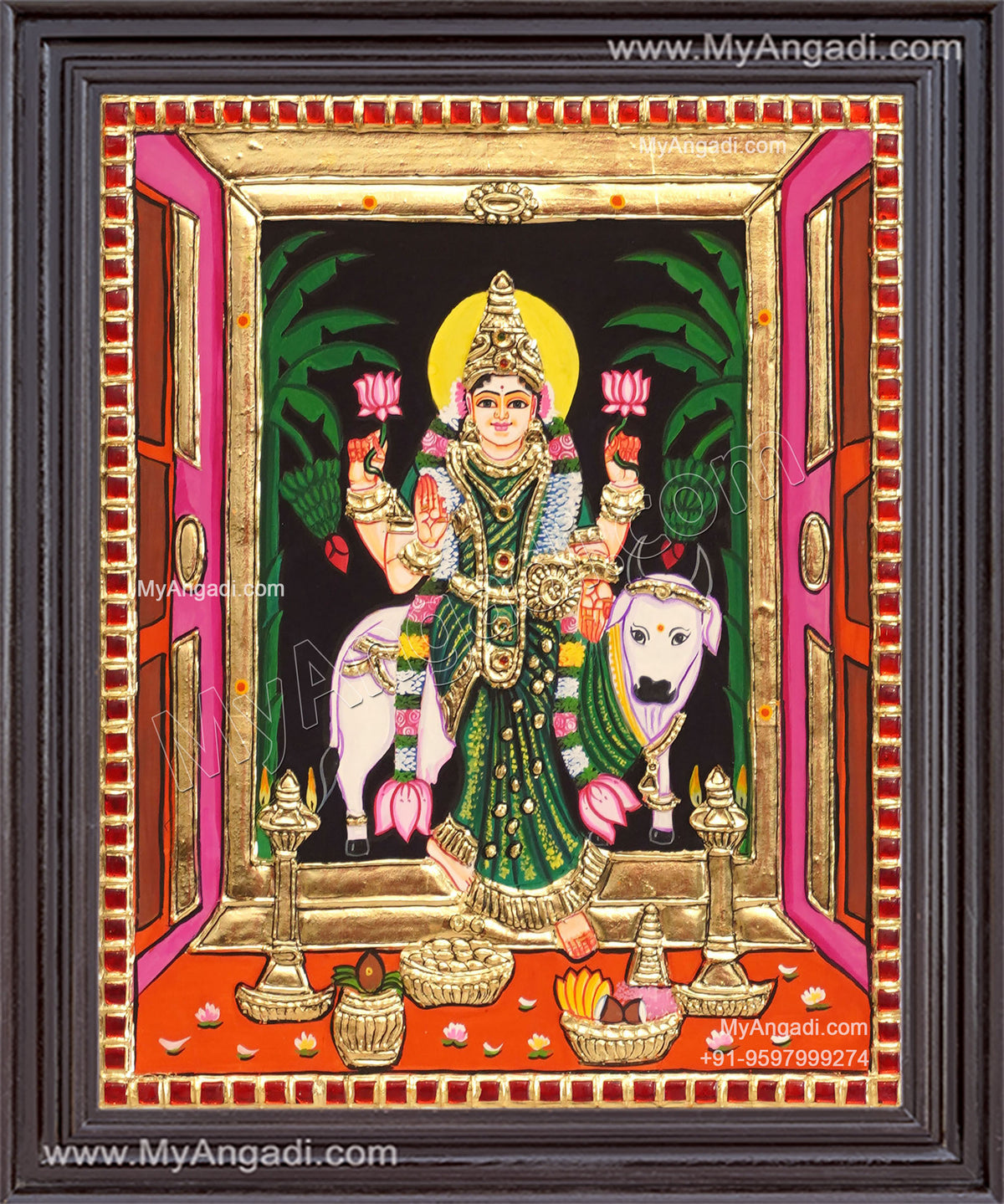 Vasthu Lakshmi Tanjore Painting