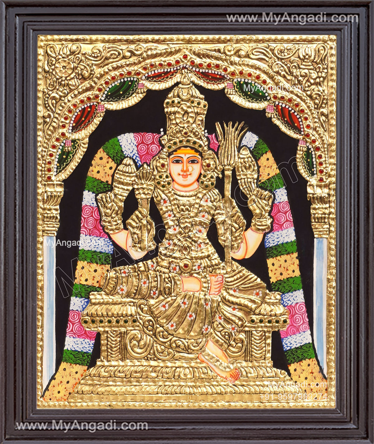 Lalitha Devi Tanjore Painting