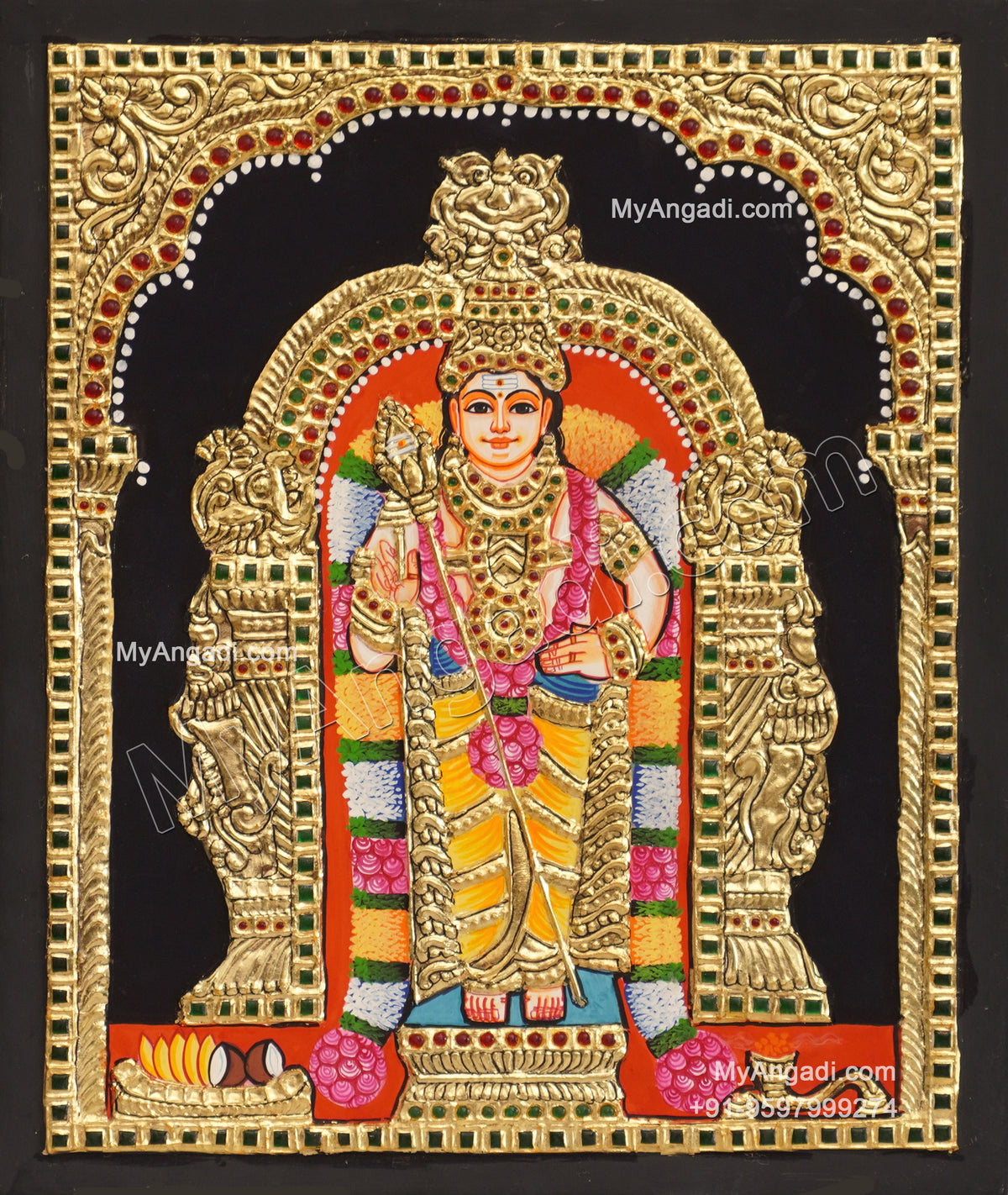Murugar Tanjore Painting