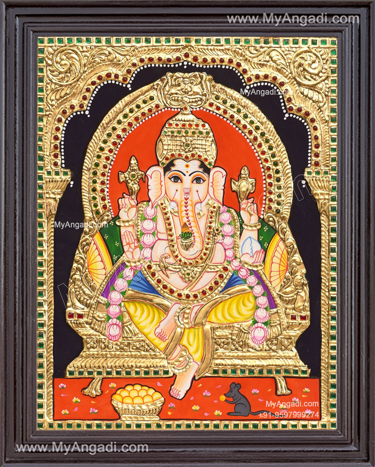 Vinayagar Tanjore Painting