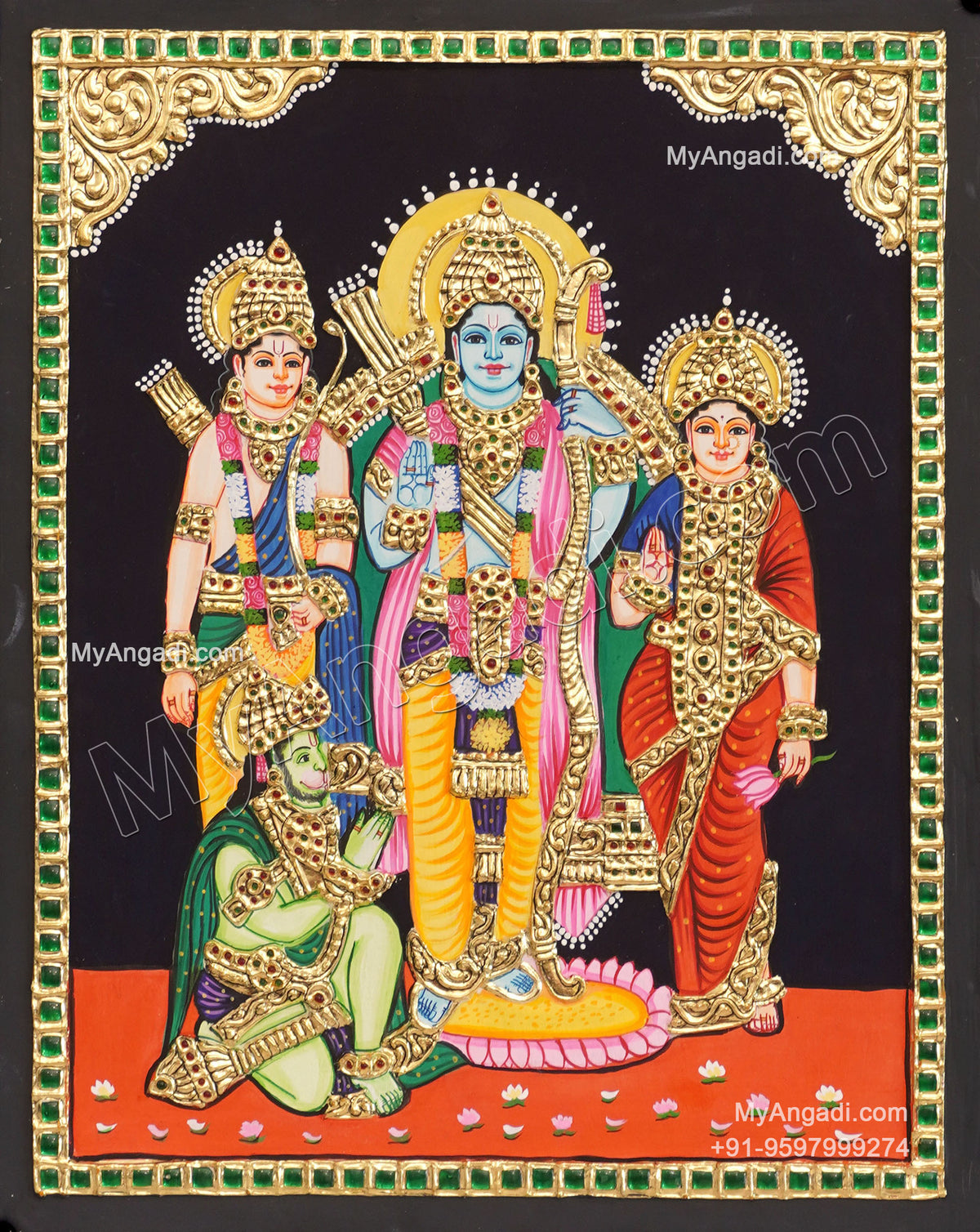 Ram Darbar Tanjore Painting