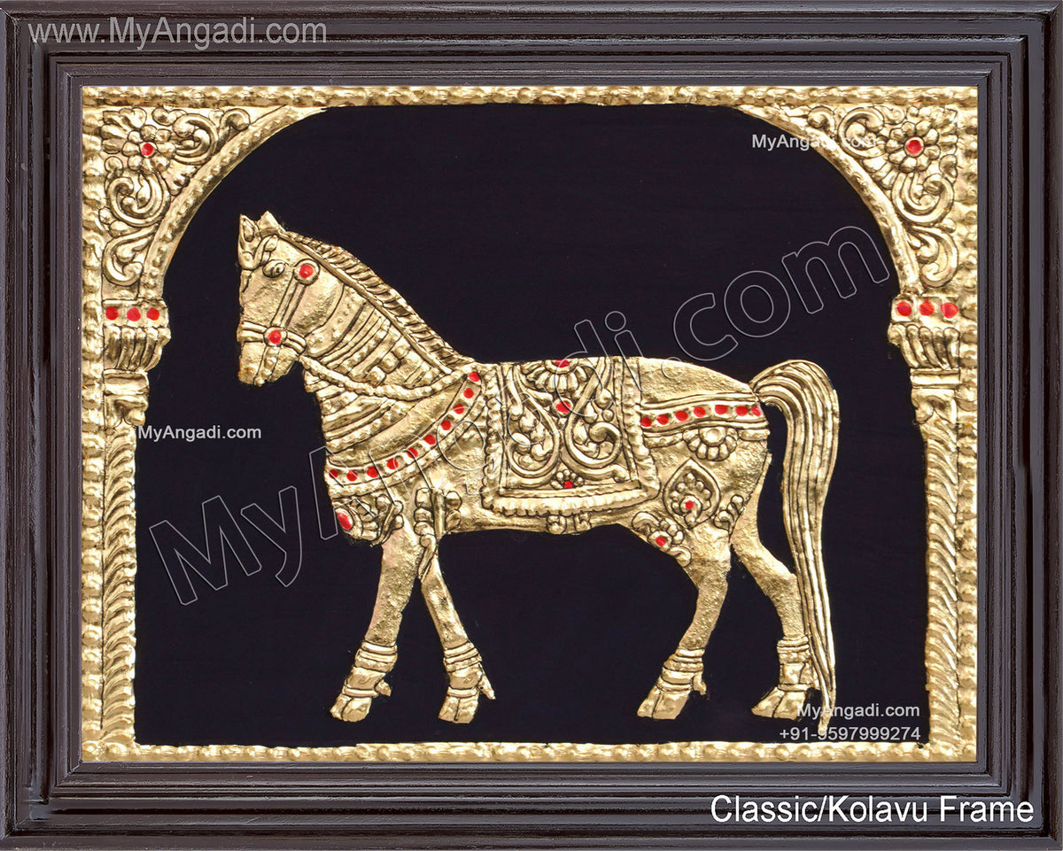 Horse Tanjore Painting