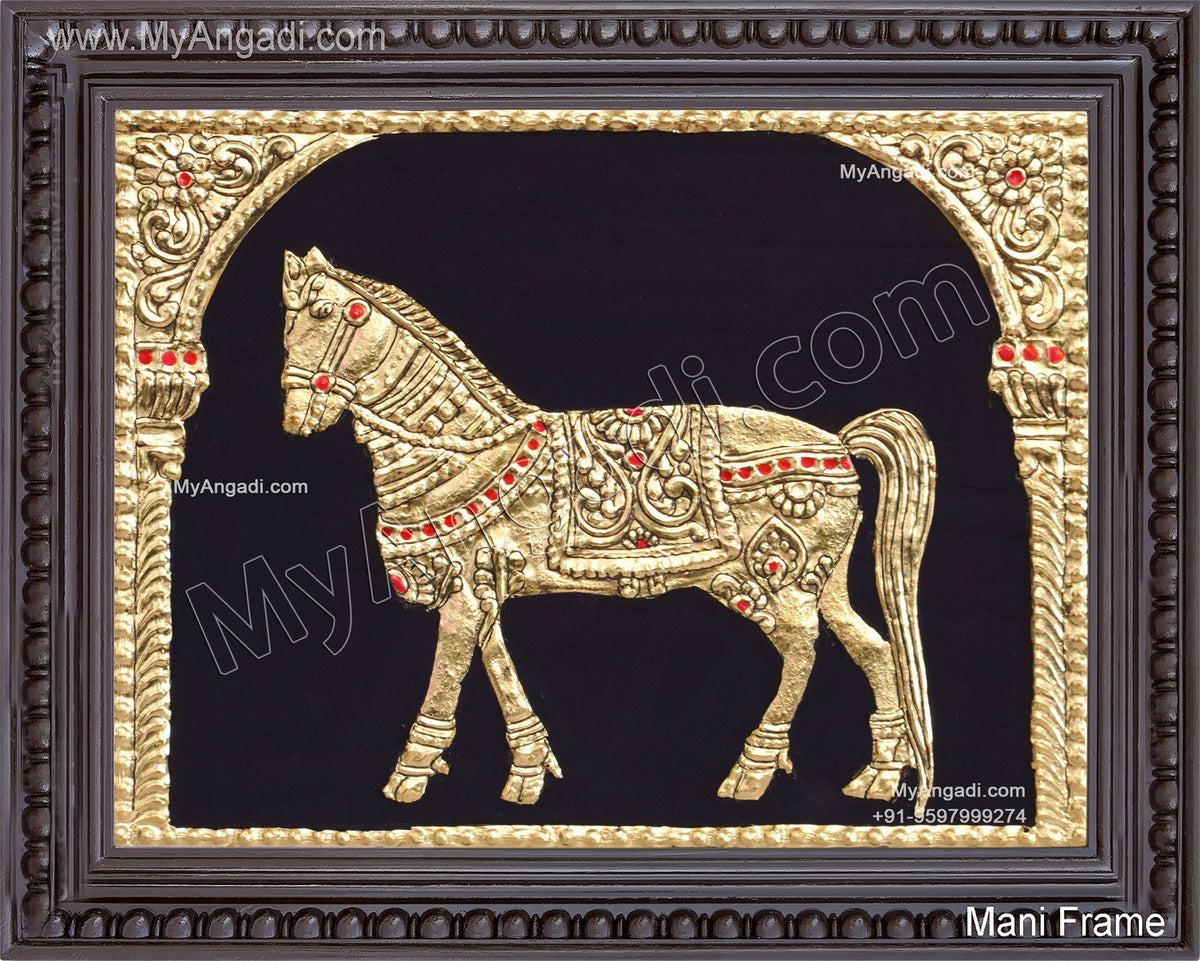 Horse Tanjore Painting