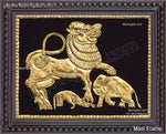 Simha Yazhi Tanjore Painting