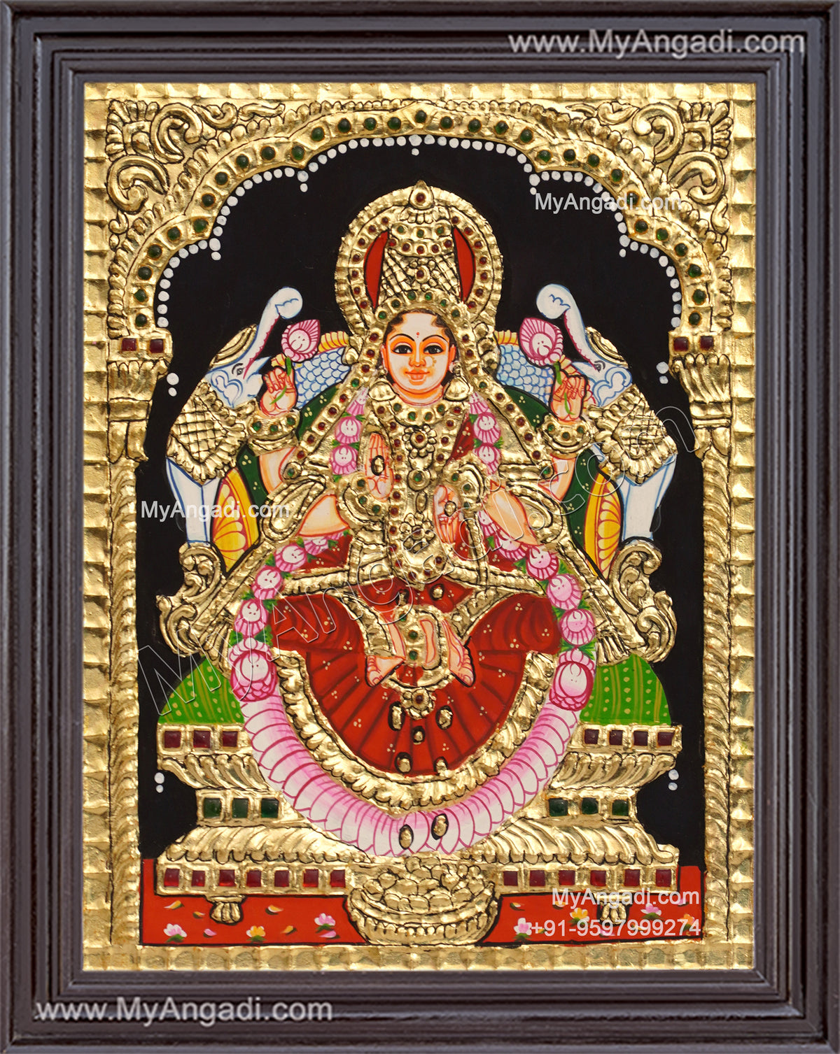 Gajalakshmi Tanjore Paintings