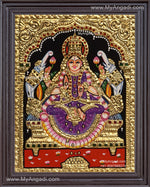 Gajalakshmi Tanjore Painting