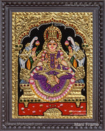 Gajalakshmi Tanjore Painting