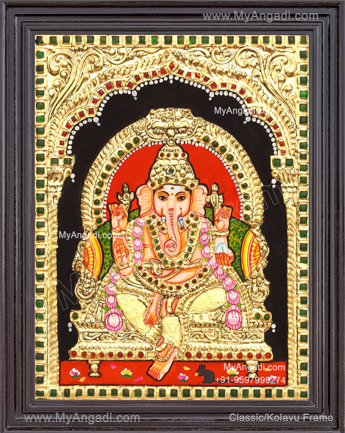 Pillaiyar Tanjore Painting